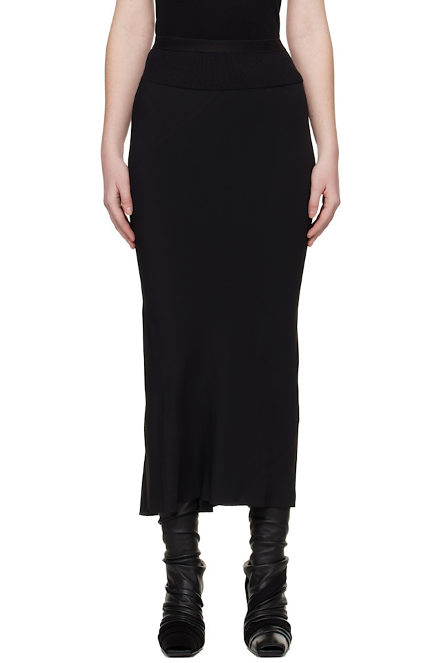Юбка миди с косым кроем в области икр Rick Owens, черный
Юбка миди с косым кроем в области икр Rick Owens, черный