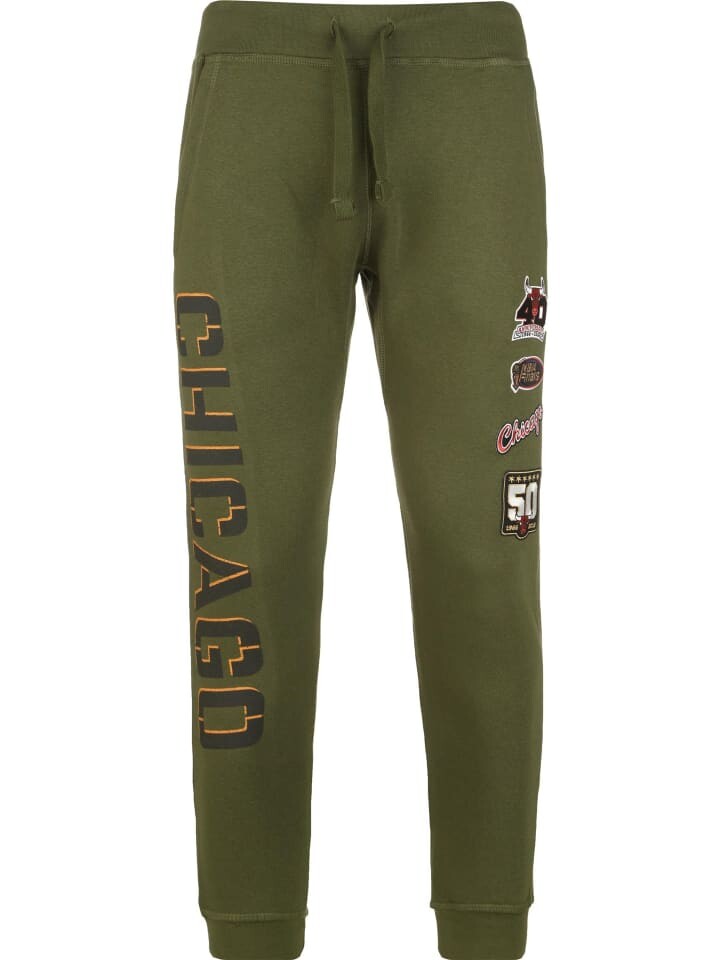 Спортивные штаны Mitchell & Ness, оливковый 
Спортивные штаны Mitchell & Ness, оливковый