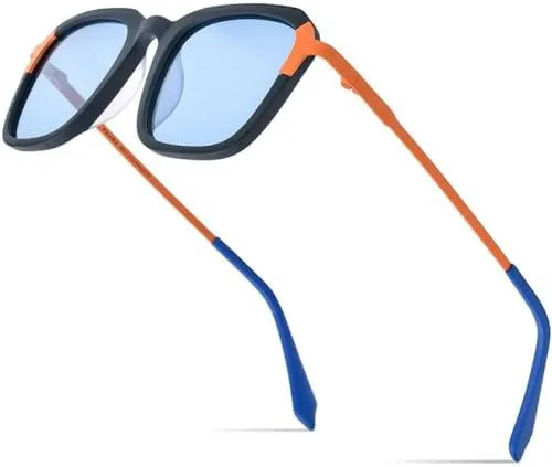 Солнцезащитные очки 2026 для мужчин, простые, модные, квадратной формы, защита от УФ-излучения UV400, солнцезащитные очки для женщин MTZJH, Matte Black Blue
Солнцезащитные очки 2026 для мужчин, простые, модные, квадратной формы, защита от УФ-излучения UV400, солнцезащитные очки для женщин MTZJH, Matte Black Blue