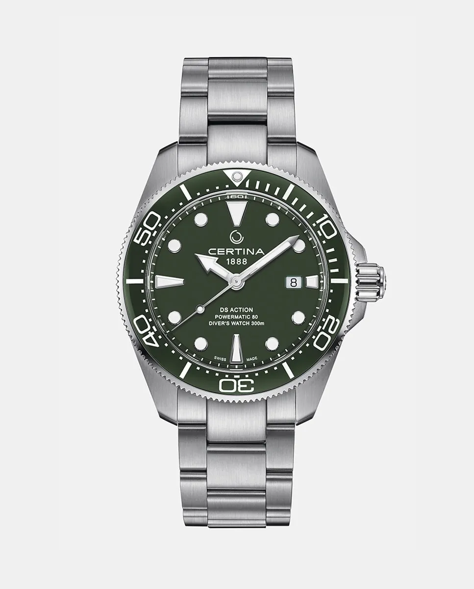 DS ACTION DIVER C0326071109100 Автоматические мужские часы из стали Certina, серебряный
DS ACTION DIVER C0326071109100 Автоматические мужские часы из стали Certina, серебряный