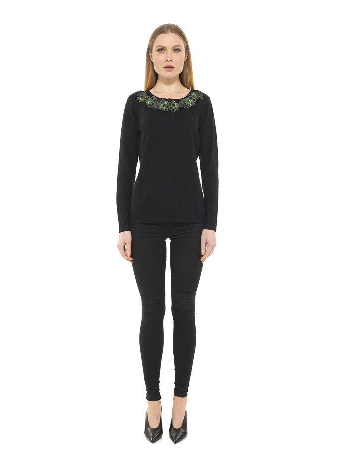 Цветочный топ ALEXIA ADMOR, черный
Цветочный топ ALEXIA ADMOR, черный