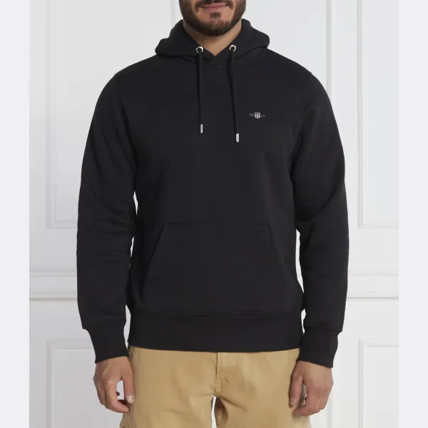 Толстовка обычного кроя Gant, черный 
Толстовка обычного кроя Gant, черный