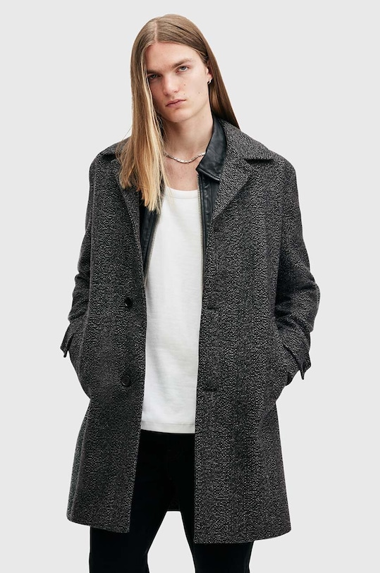 Шерстяное пальто FINCHER Allsaints, серый
Шерстяное пальто FINCHER Allsaints, серый