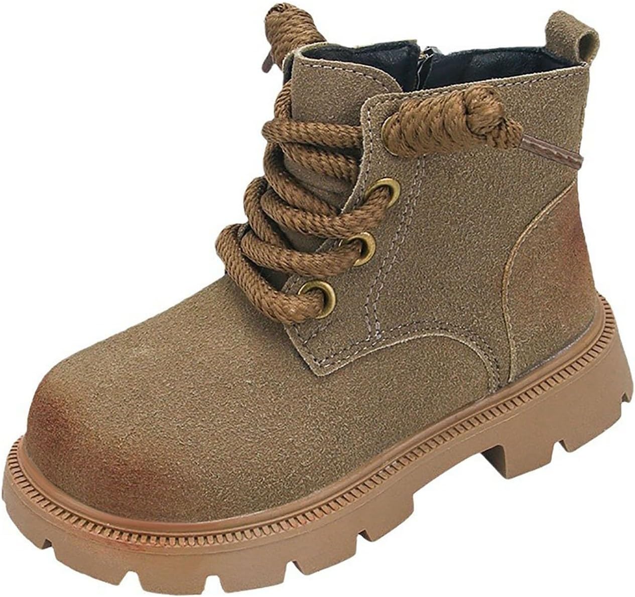 Детские короткие ботинки IWIHMIV для девочек с молнией, уличные, противоскользящие, с низким каблуком для малышей, Khaki
Детские короткие ботинки IWIHMIV для девочек с молнией, уличные, противоскользящие, с низким каблуком для малышей, Khaki