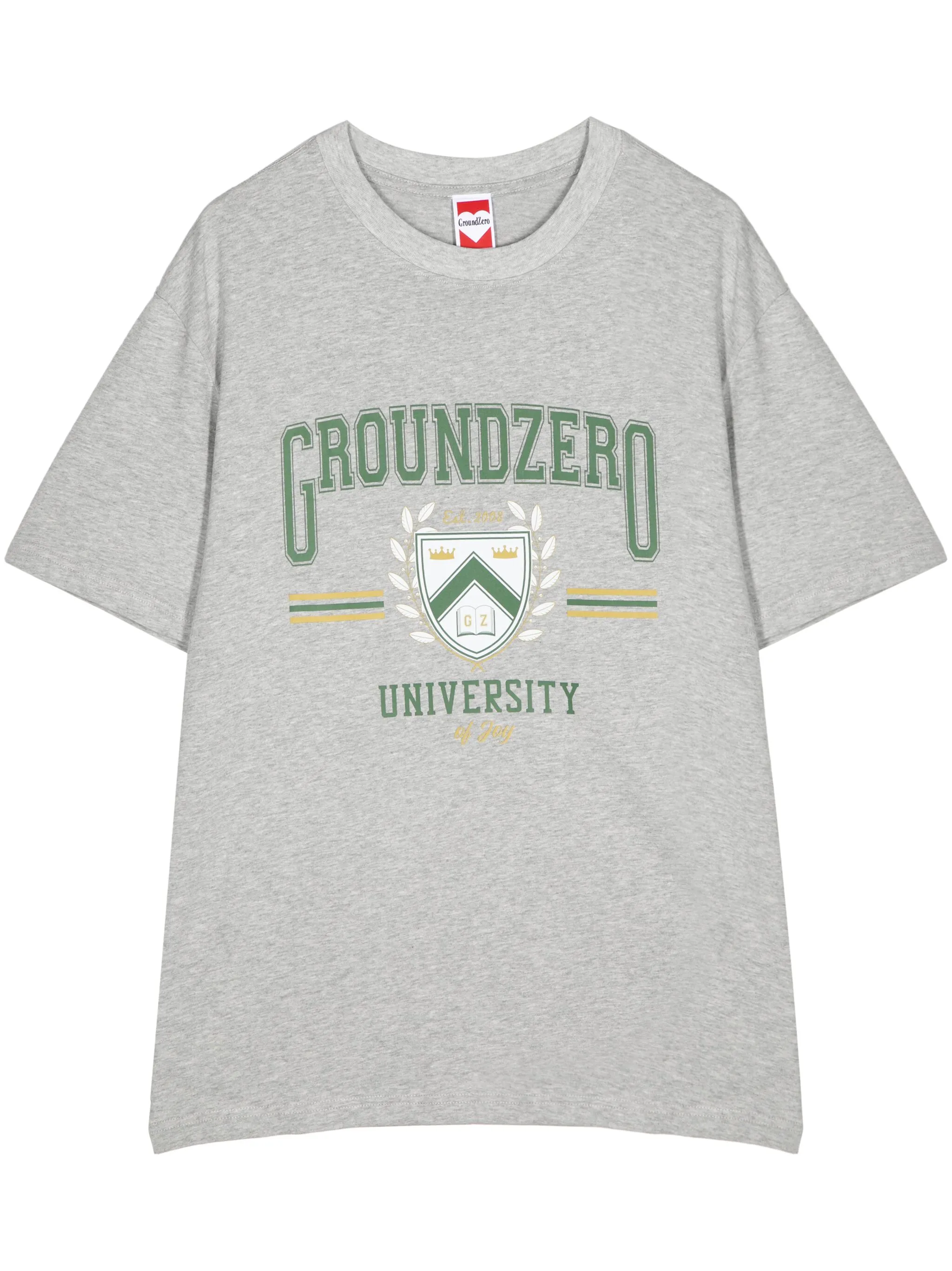 Футболка University с логотипом Ground Zero, серый
Футболка University с логотипом Ground Zero, серый