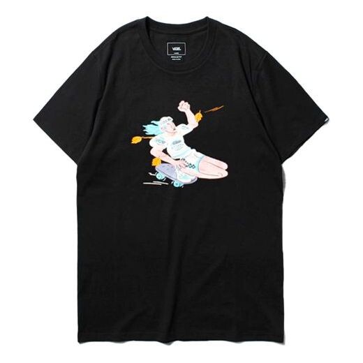 Футболка men's asian artist crossover series cartoon printing round neck short sleeve black Vans, черный
Футболка men's asian artist crossover series cartoon printing round neck short sleeve black Vans, черный