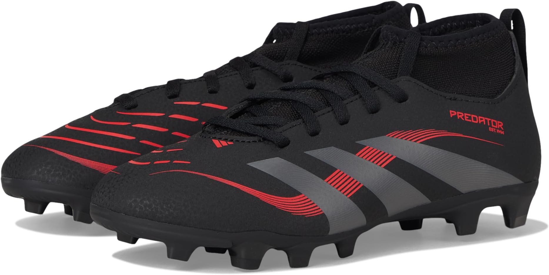 Кроссовки Adidas Kids Club Predator Sock Firm Ground/Multi Ground Soccer Cleats, Black/Grey/Lucid Red
Кроссовки Adidas Kids Club Predator Sock Firm Ground/Multi Ground Soccer Cleats, Black/Grey/Lucid Red