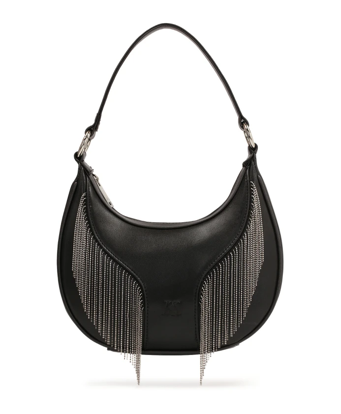 Маленькая сумка через плечо с металлическими кисточками Kazar Studio, черный
Маленькая сумка через плечо с металлическими кисточками Kazar Studio, черный