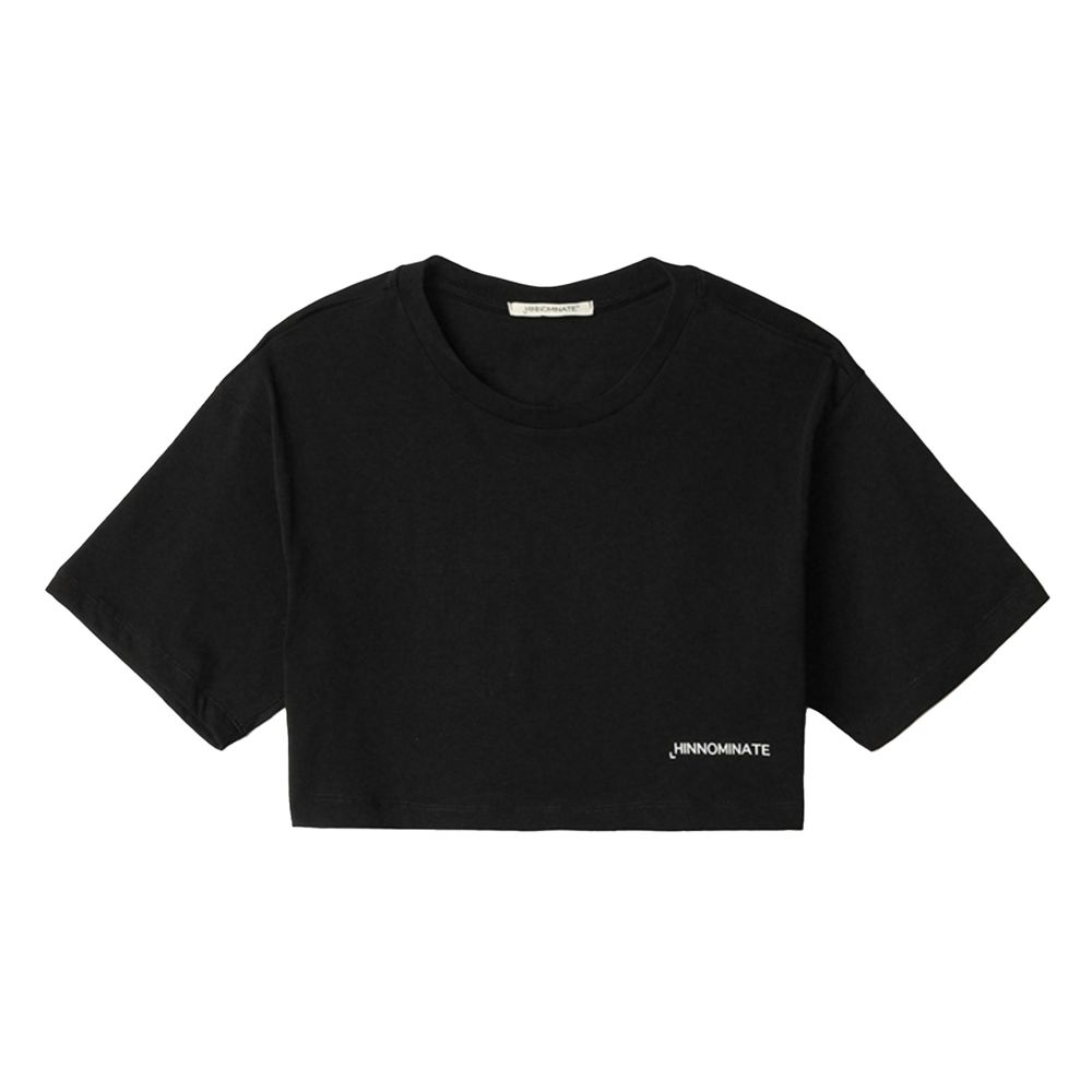 Черная хлопковая футболка HINNOMINATE, черный
Черная хлопковая футболка HINNOMINATE, черный