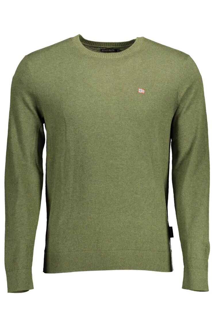 Хлопковая рубашка с вышитым логотипом Napapijri, зеленый
Хлопковая рубашка с вышитым логотипом Napapijri, зеленый