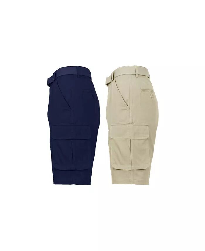 Мужские хлопковые шорты-карго с поясом и плоским передом, упаковка из 2 шт Galaxy By Harvic, мультиколор
Мужские хлопковые шорты-карго с поясом и плоским передом, упаковка из 2 шт Galaxy By Harvic, мультиколор