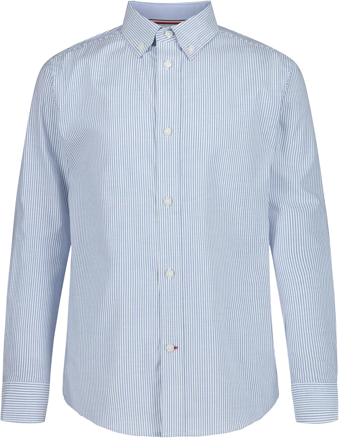 Рубашка Tommy Hilfiger для мальчиков с длинными рукавами, узором, воротником, застежкой на пуговицы, манжетами и отложным воротником, Blue Stripe
Рубашка Tommy Hilfiger для мальчиков с длинными рукавами, узором, воротником, застежкой на пуговицы, манжетами и отложным воротником, Blue Stripe