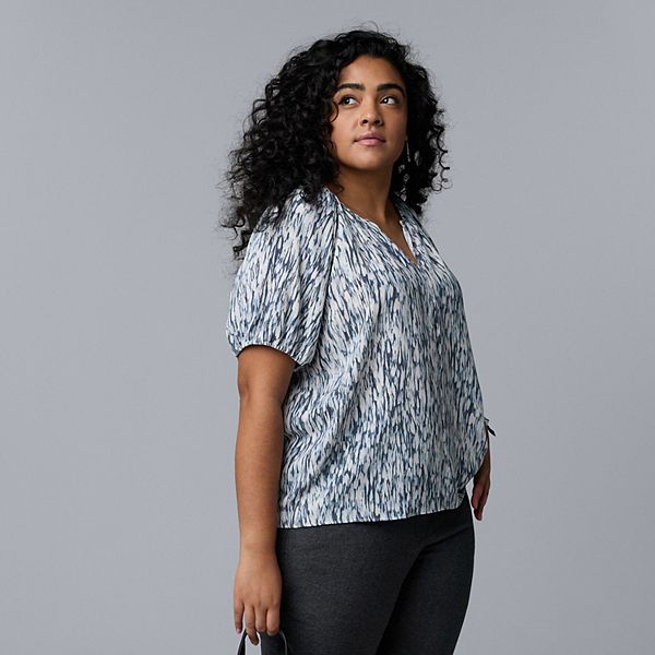 Блузка с буфами Plus size Simply Vera Vera Wang, Sm Blue Feather
Блузка с буфами Plus size Simply Vera Vera Wang, Sm Blue Feather