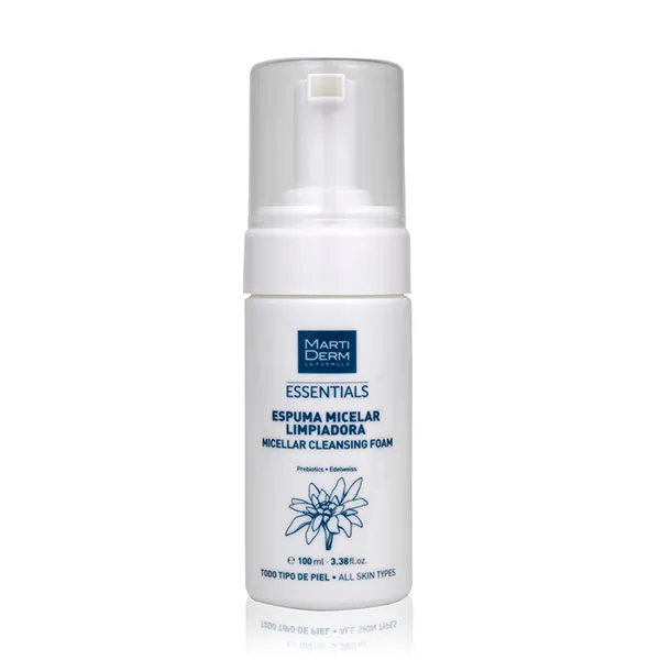 Освежающая мицеллярная пенка Essentials Espuma Micelar Limpiadora Martiderm, 100 ml
Освежающая мицеллярная пенка Essentials Espuma Micelar Limpiadora Martiderm, 100 ml