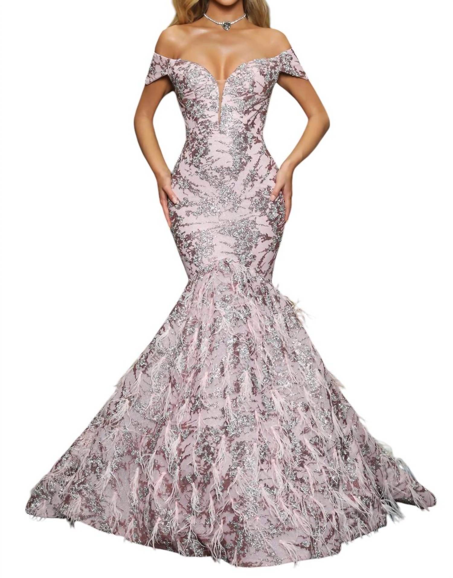 Платье-русалка в розовом цвете PORTIA&SCARLETT
Платье-русалка в розовом цвете PORTIA&SCARLETT