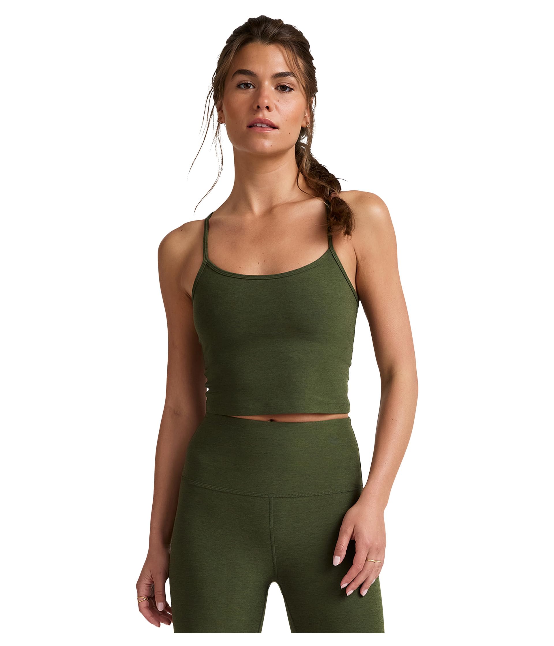 Топ Beyond Yoga Spacedye Slim Racerback Cropped Tank, цвет Army Green Heather
Топ Beyond Yoga Spacedye Slim Racerback Cropped Tank, цвет Army Green Heather