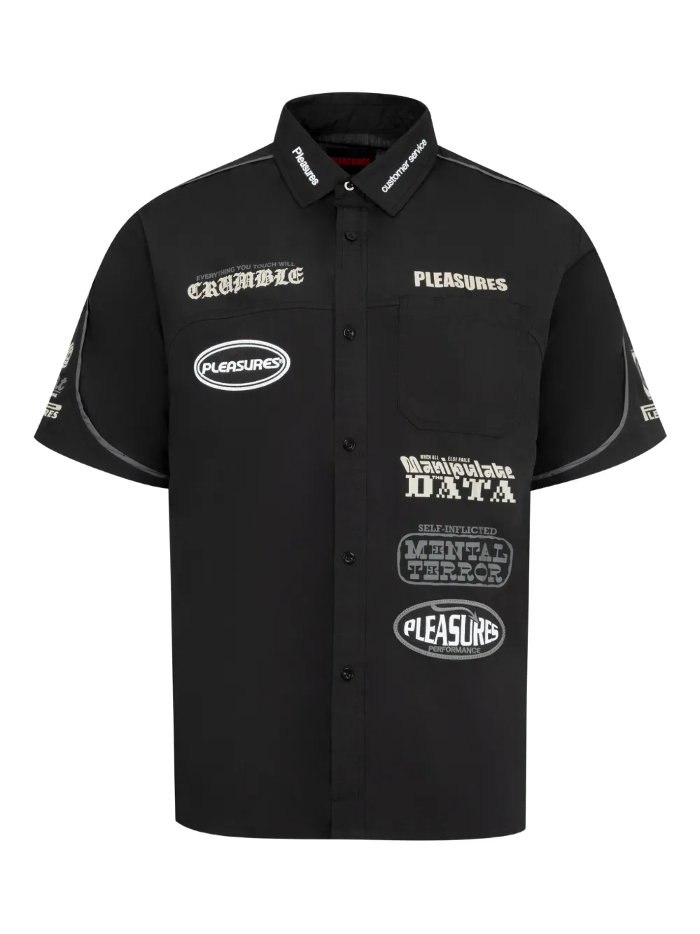 Рубашка Terror с короткими рукавами Pleasures, черный
Рубашка Terror с короткими рукавами Pleasures, черный