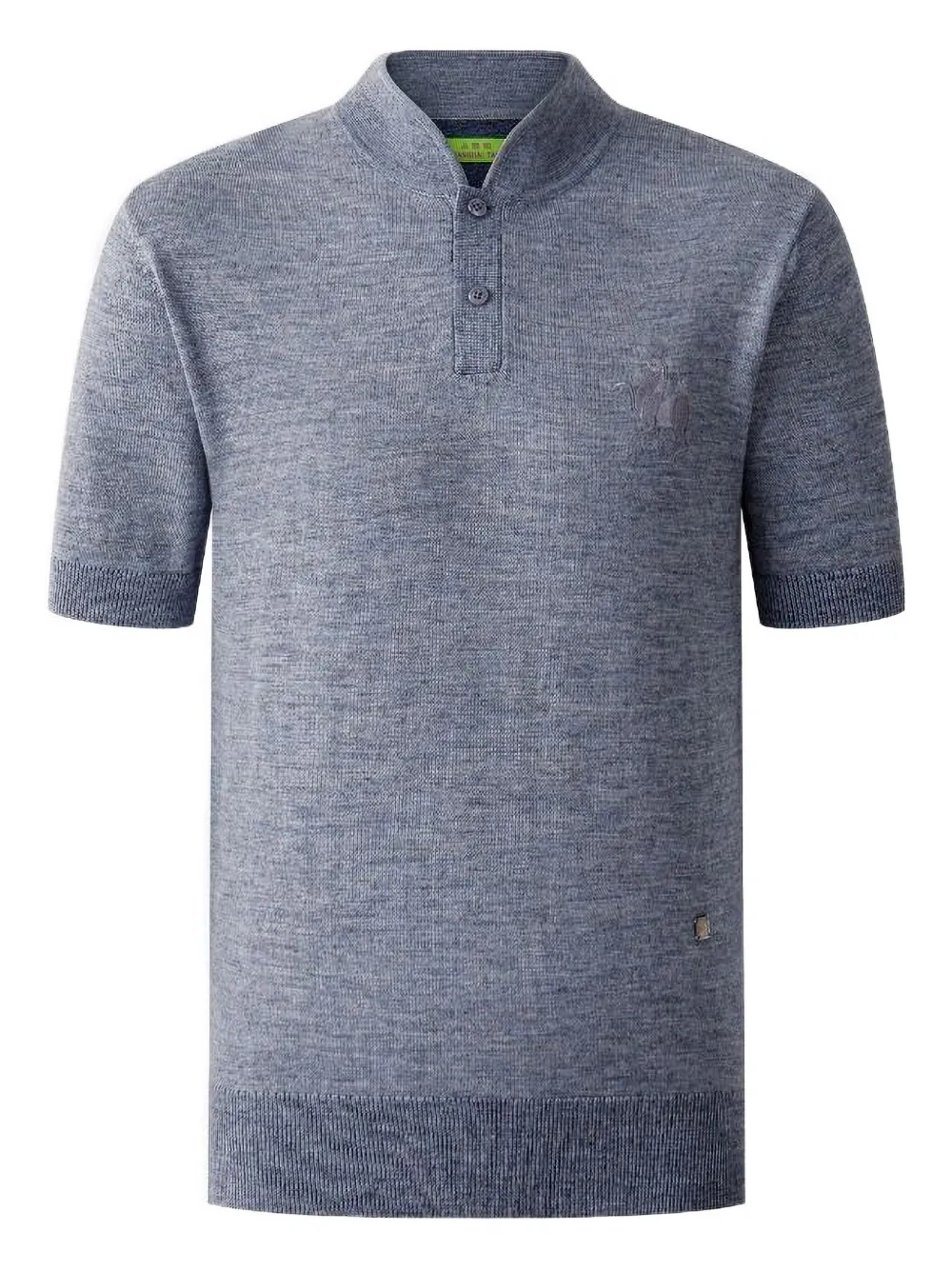 Шерстяная рубашка-поло с изображением лошади Shanghai Tang, синий
Шерстяная рубашка-поло с изображением лошади Shanghai Tang, синий