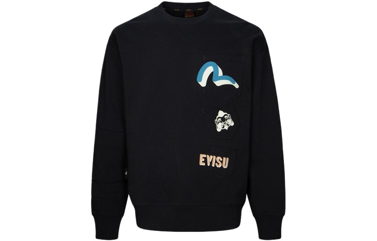 Толстовка мужская черная Evisu, черный
Толстовка мужская черная Evisu, черный