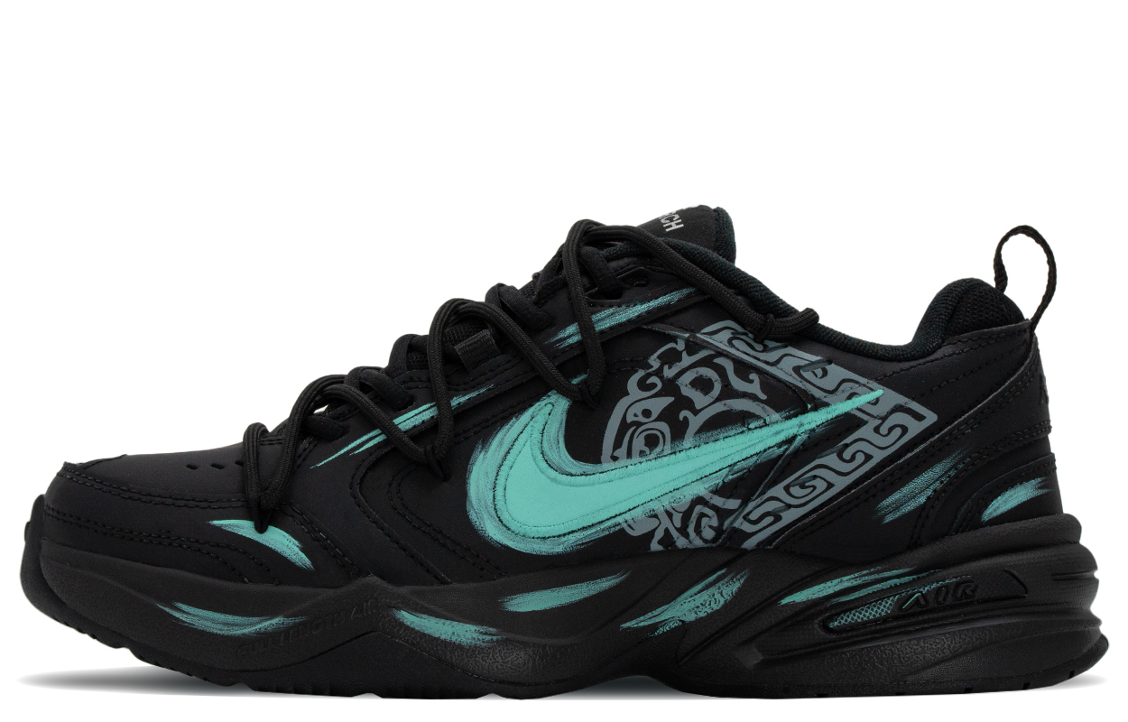 Air Monarch 4 Coiled Dragon Ring устойчивые к истиранию увеличивающие рост низкие массивные кроссовки Unisex Nike, черный
Air Monarch 4 Coiled Dragon Ring устойчивые к истиранию увеличивающие рост низкие массивные кроссовки Unisex Nike, черный