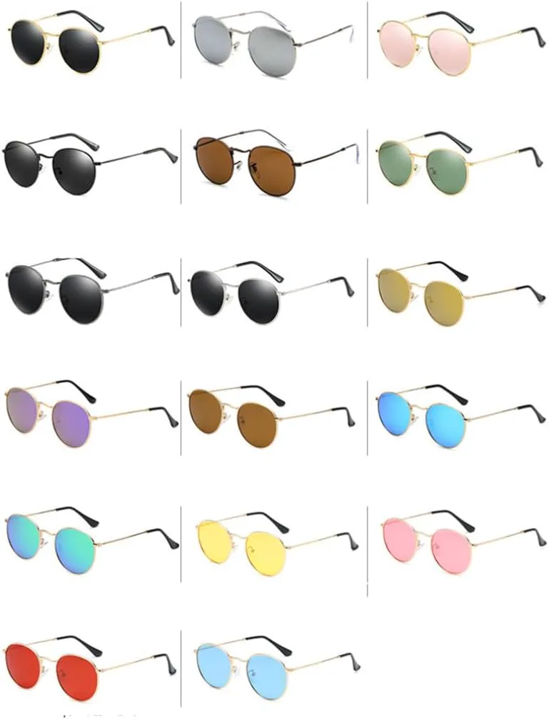 Классические женские круглые солнцезащитные очки в стиле ретро для мужчин, очки с пленочным покрытием Ocean Film, защита от УФ-излучения UV400 VRTRFFTR, 15
Классические женские круглые солнцезащитные очки в стиле ретро для мужчин, очки с пленочным покрытием Ocean Film, защита от УФ-излучения UV400 VRTRFFTR, 15