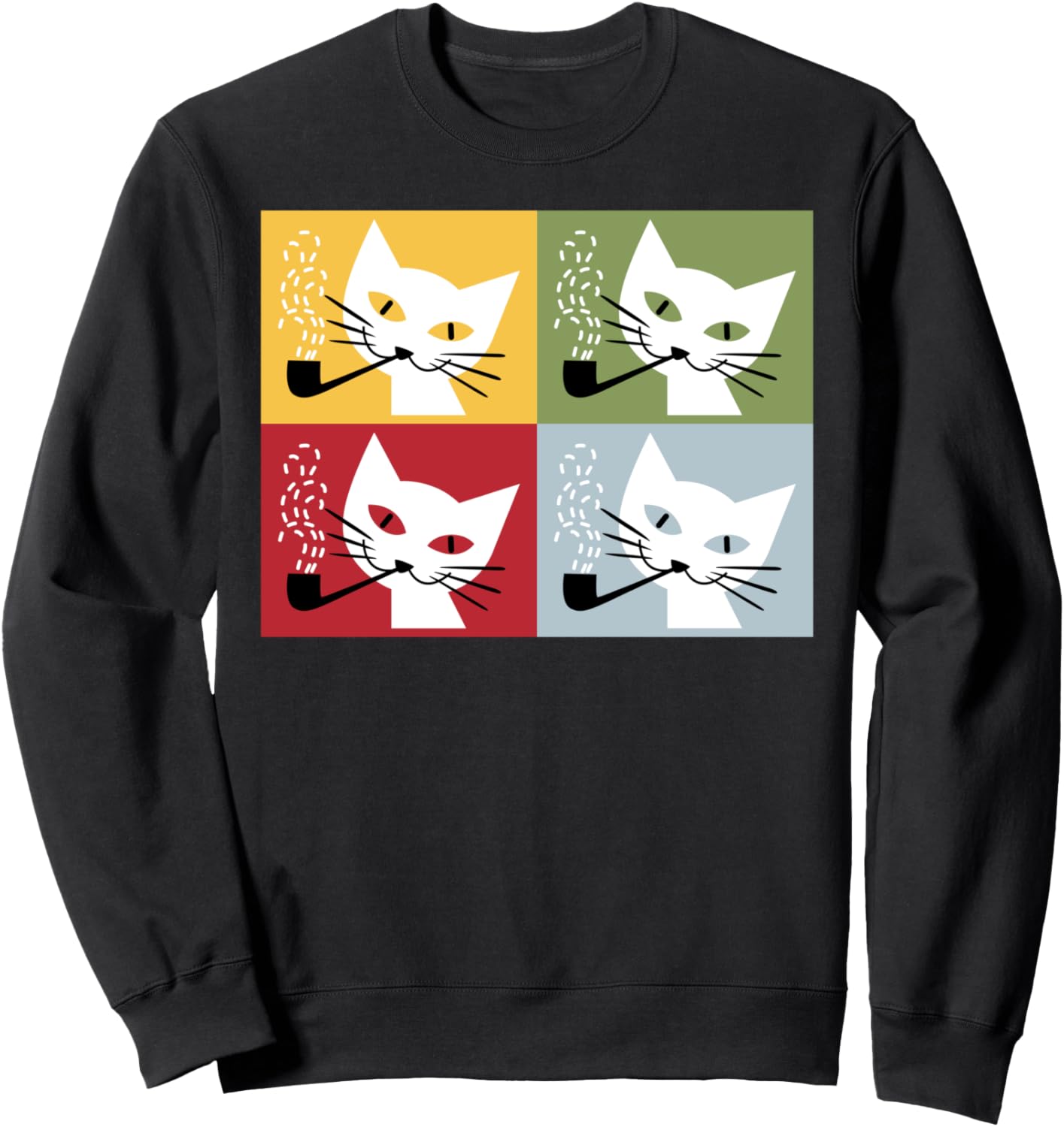 Толстовка с изображением котенка, курящего трубку, в стиле ретро-винтаж Cat Smoking Pipe By Lazy Dog Creations, черный
Толстовка с изображением котенка, курящего трубку, в стиле ретро-винтаж Cat Smoking Pipe By Lazy Dog Creations, черный