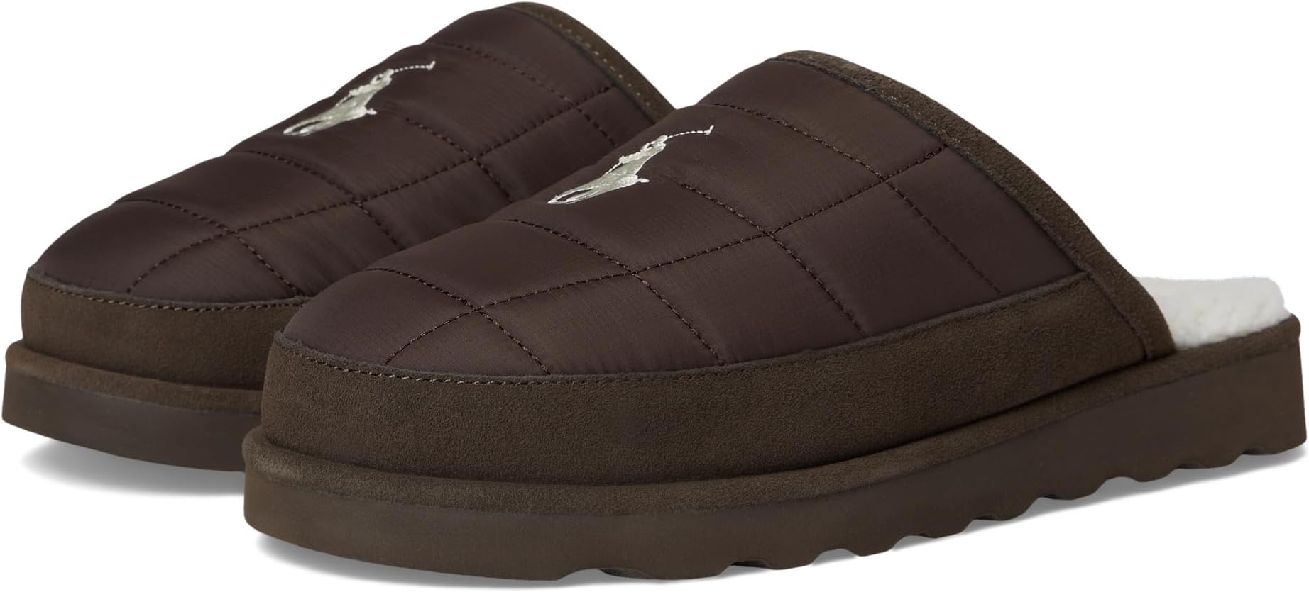 Тапочки Polo Ralph Lauren Men's Reade Scuff Ii Slippers, Chocolate/Cream
Тапочки Polo Ralph Lauren Men's Reade Scuff Ii Slippers, Chocolate/Cream