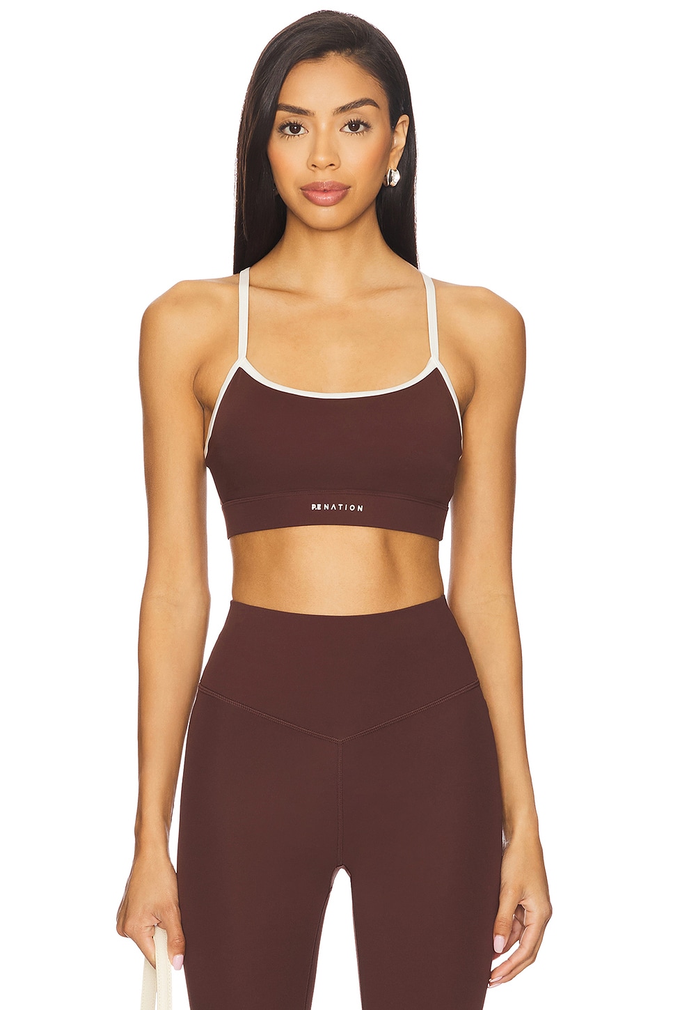 Спортивный бюстгальтер Signature P.E Nation, mahogany 
Спортивный бюстгальтер Signature P.E Nation, mahogany