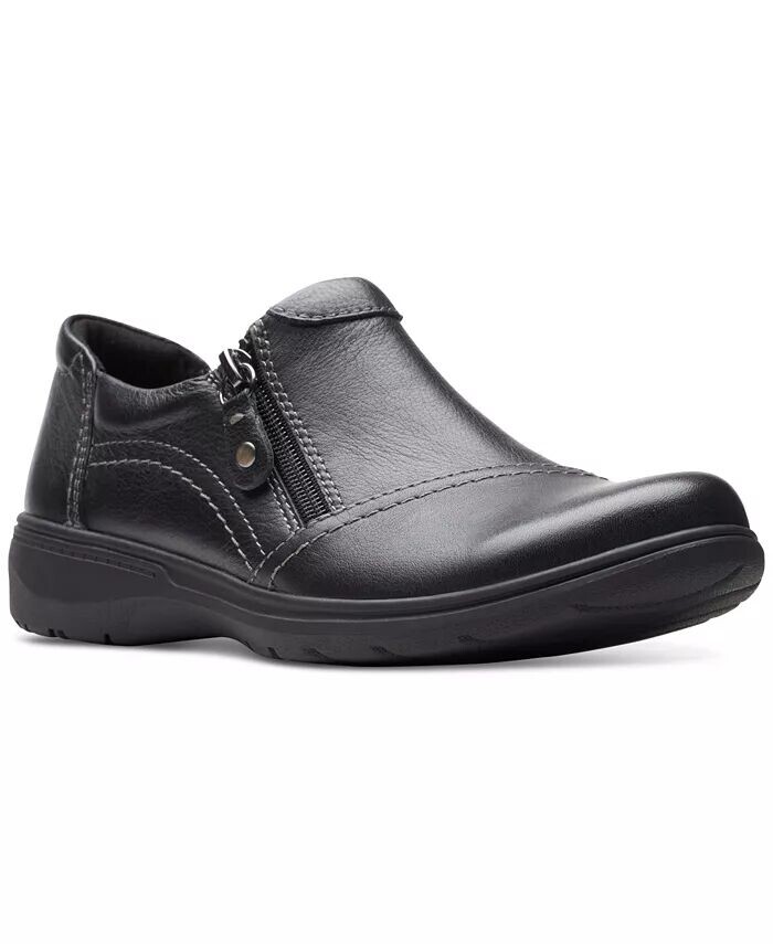 Женские туфли Carleigh Ray с закругленным носком и боковой молнией Clarks, черный
Женские туфли Carleigh Ray с закругленным носком и боковой молнией Clarks, черный