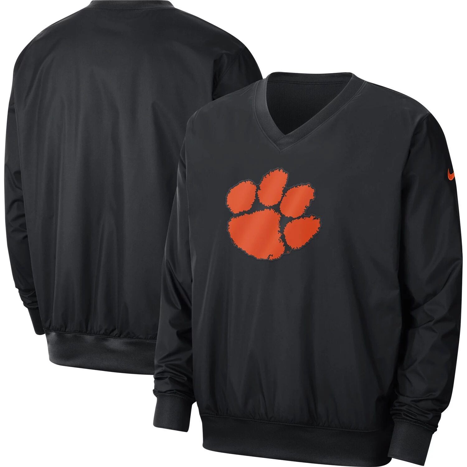 Мужской черный пуловер-ветровка Clemson Tigers Stadium Nike
Мужской черный пуловер-ветровка Clemson Tigers Stadium Nike