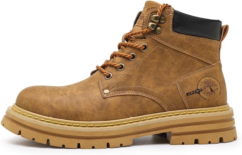 Мужские модные высокие повседневные ботинки на шнуровке, водонепроницаемые туристические ботинки Lhyxu, коричневый
Мужские модные высокие повседневные ботинки на шнуровке, водонепроницаемые туристические ботинки Lhyxu, коричневый