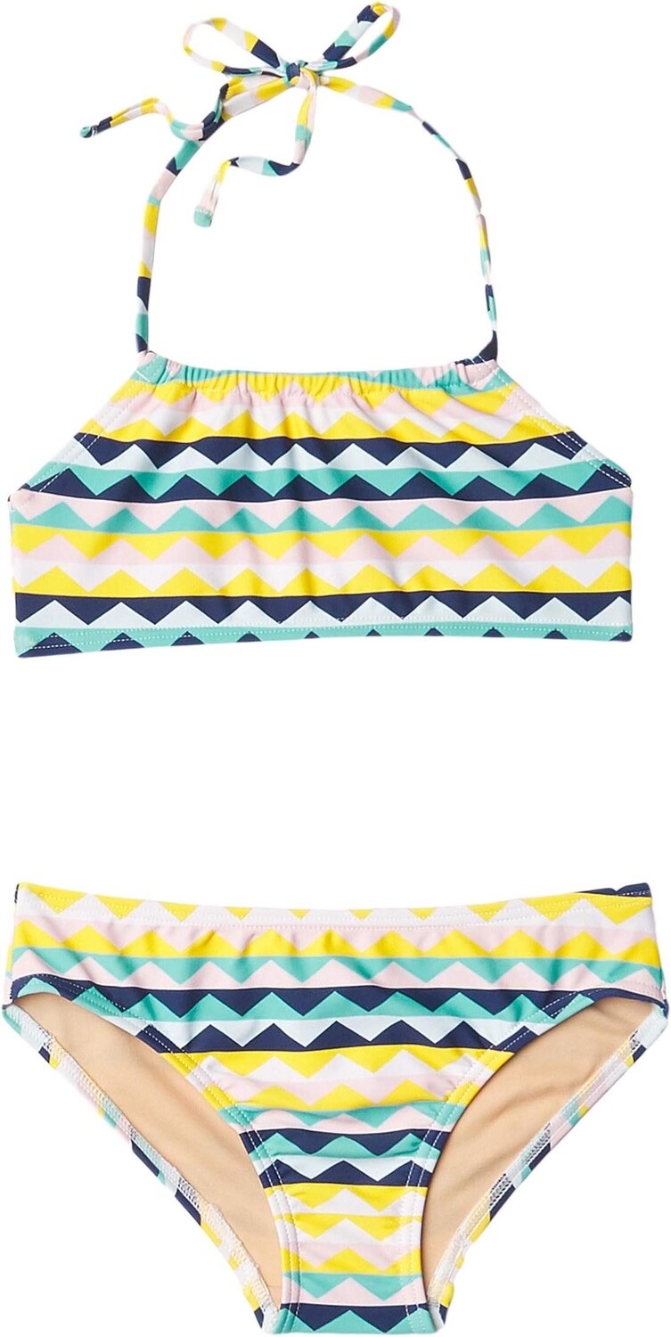 Верх бикини Toobydoo Fun Pattern Bandeau Halter Bikini, разноцветный 
Верх бикини Toobydoo Fun Pattern Bandeau Halter Bikini, разноцветный