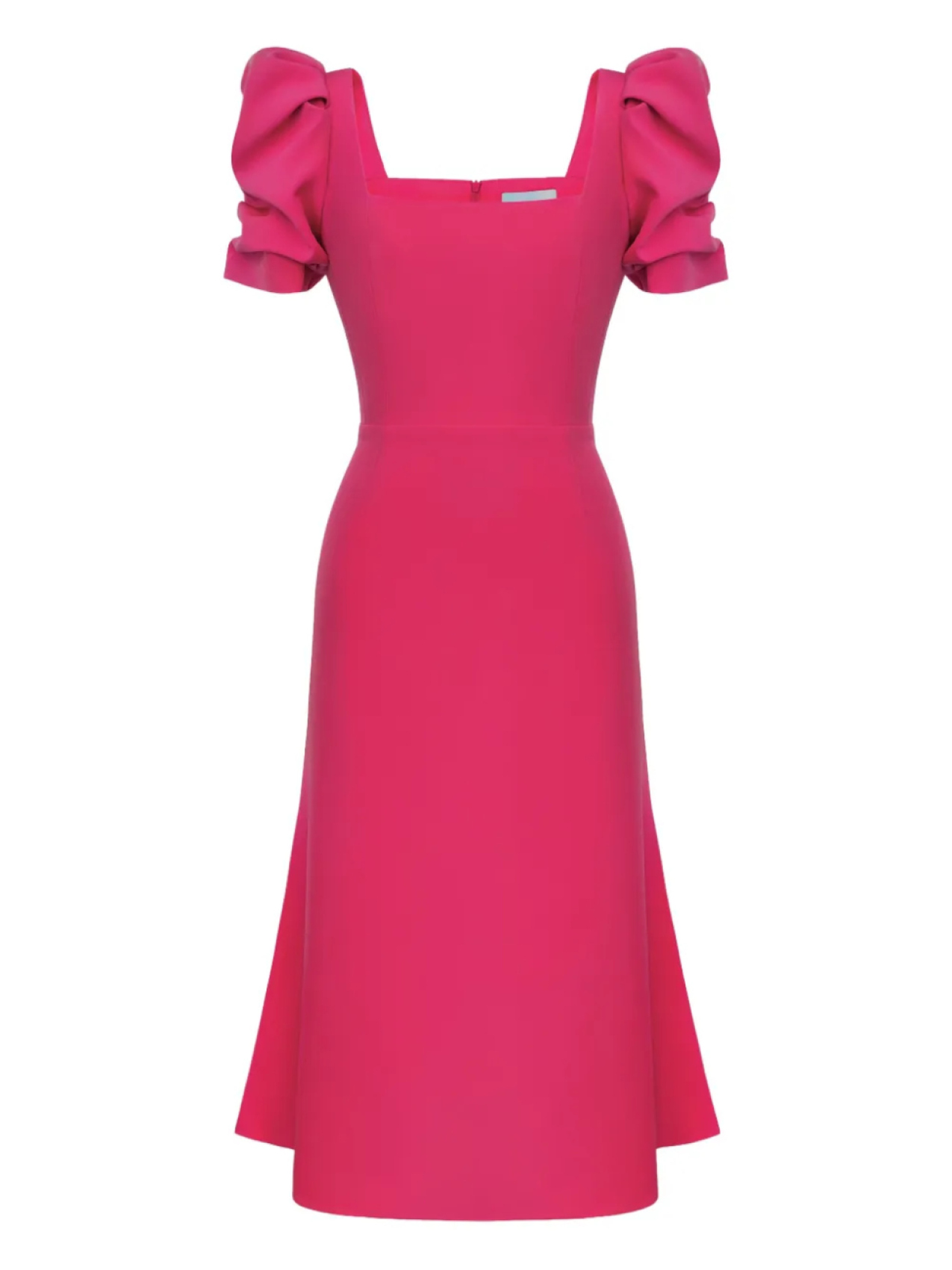 POST MERIDIEM платье миди с квадратным вырезом, розовый 
POST MERIDIEM платье миди с квадратным вырезом, розовый