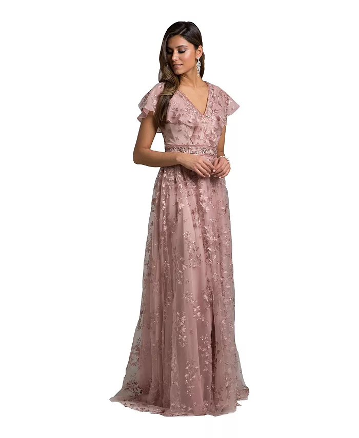 Женское кружевное платье с V-образным вырезом Lara, фиолетовый
Женское кружевное платье с V-образным вырезом Lara, фиолетовый