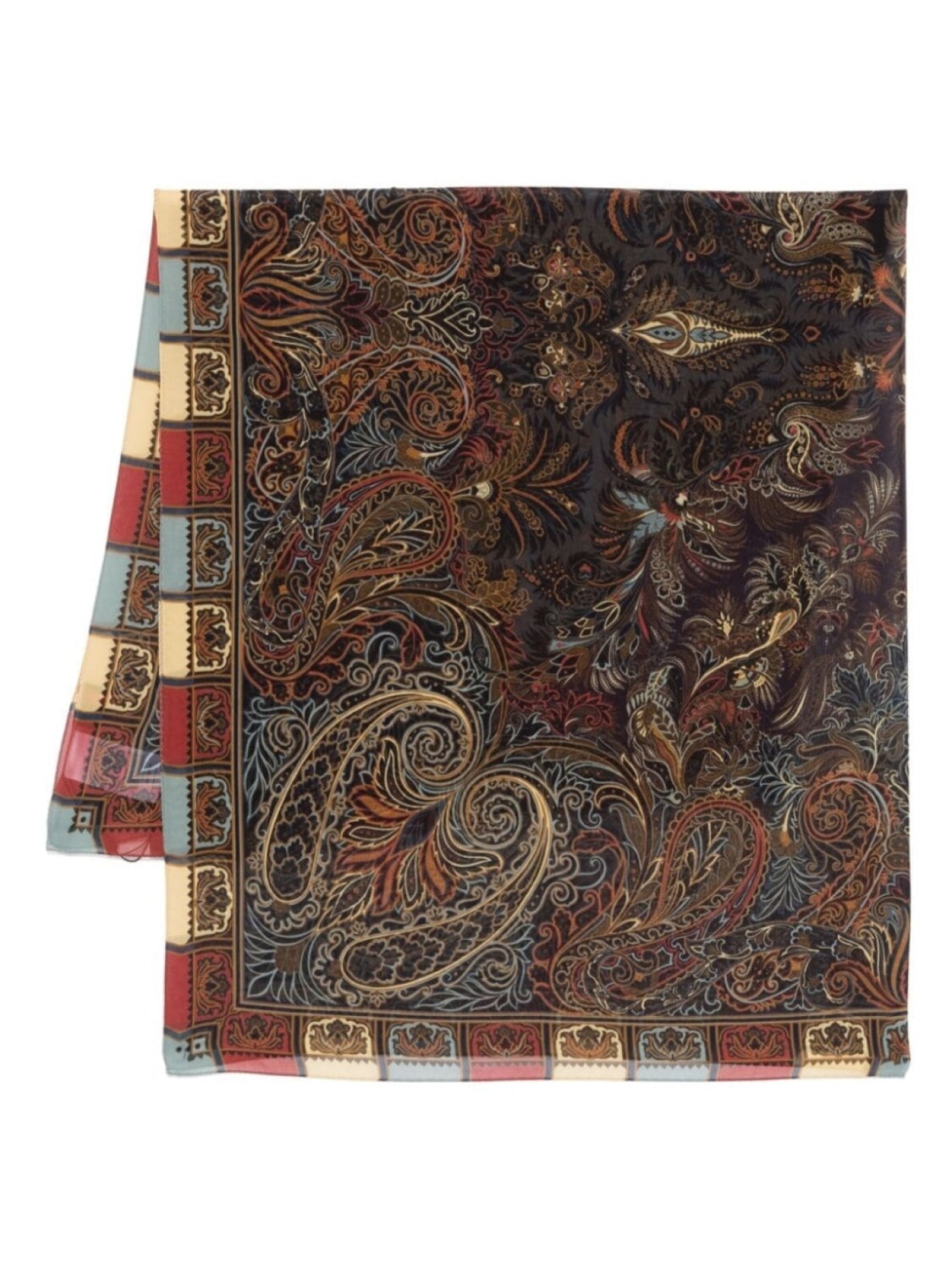 ETRO шарф с принтом пейсли, черный
ETRO шарф с принтом пейсли, черный