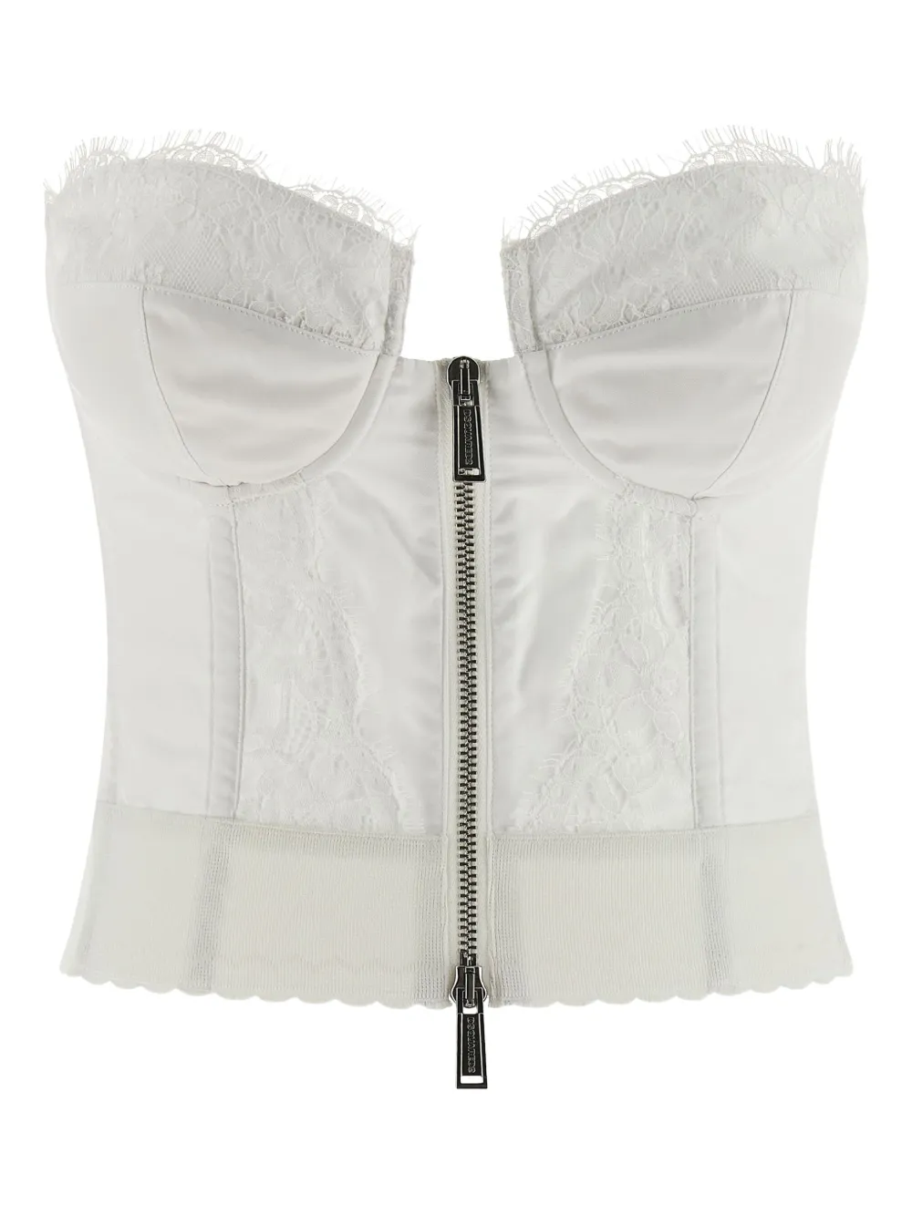 Корсет на молнии из коллаборации с Vaquera DSQUARED2, белый
Корсет на молнии из коллаборации с Vaquera DSQUARED2, белый