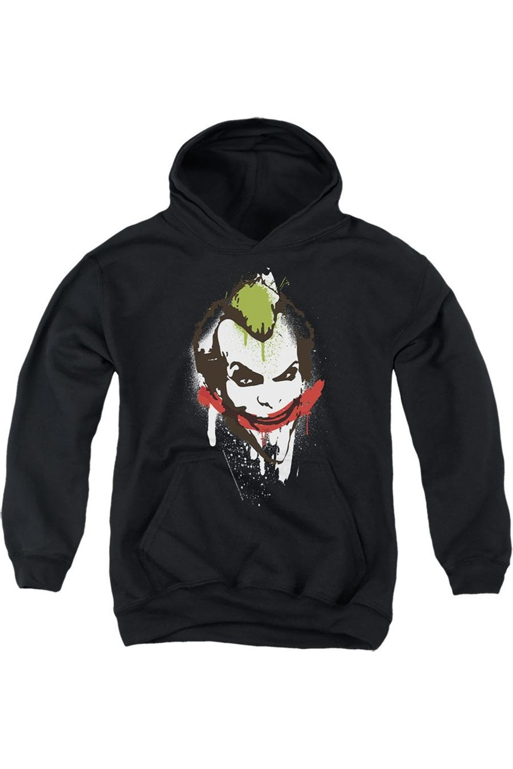 Батмен Джокер худи с крупным принтом для молодежи Gildan, черный
Батмен Джокер худи с крупным принтом для молодежи Gildan, черный