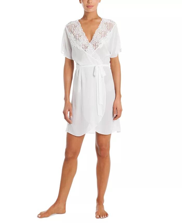 Женский атласный халат с кружевной отделкой и запахом Linea Donatella, слоновая кость
Женский атласный халат с кружевной отделкой и запахом Linea Donatella, слоновая кость