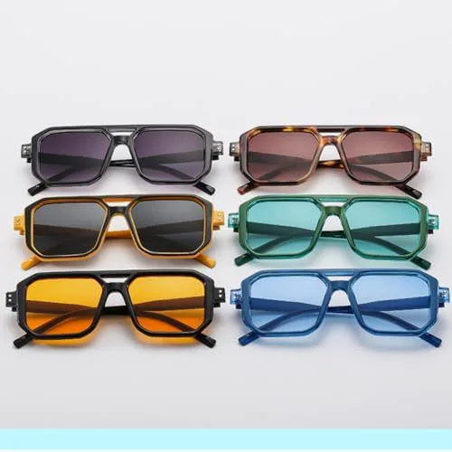 Винтажные солнцезащитные очки с двойной перемычкой для женщин, квадратная оправа, солнцезащитные очки для женщин с защитой от УФ-излучения UV400 MTZJH, Gray
Винтажные солнцезащитные очки с двойной перемычкой для женщин, квадратная оправа, солнцезащитные очки для женщин с защитой от УФ-излучения UV400 MTZJH, Gray