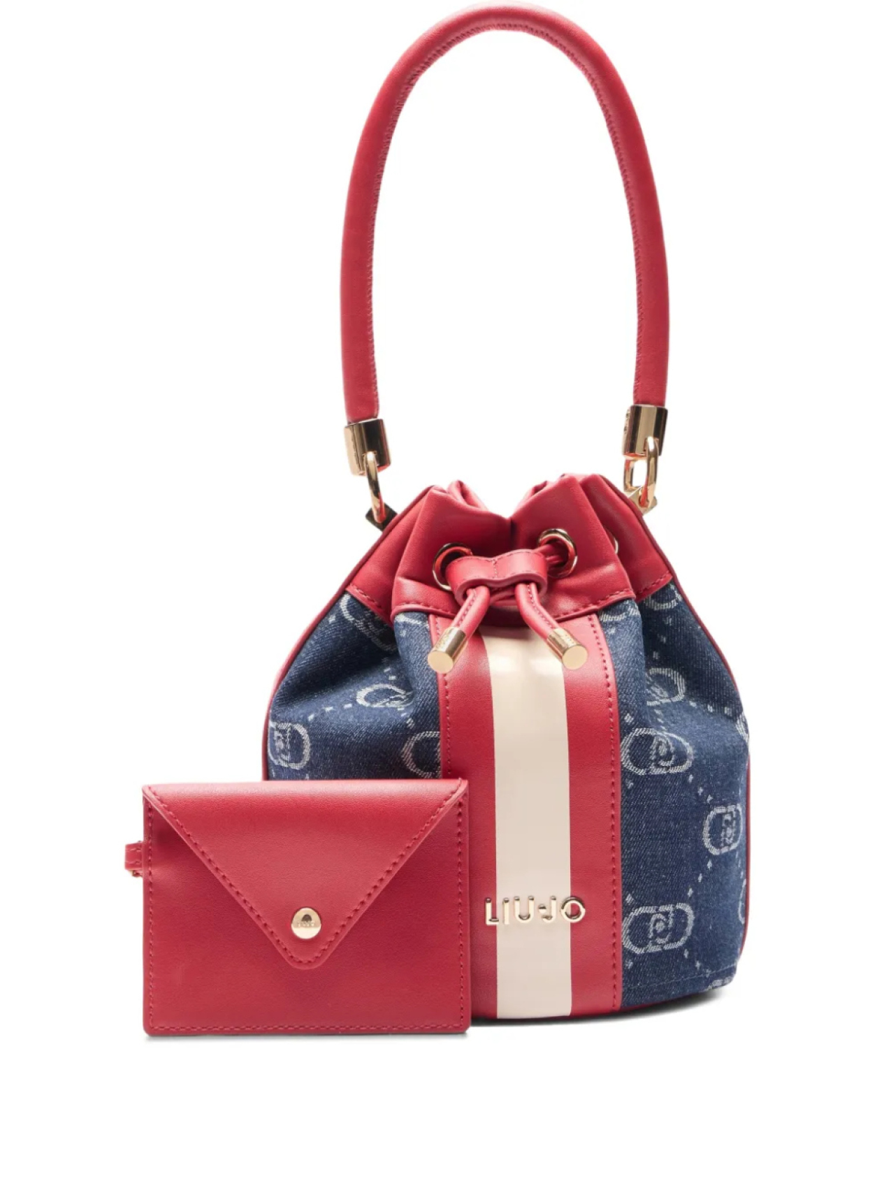 Жаккардовая сумка-ведро LIU JO, синий
Жаккардовая сумка-ведро LIU JO, синий