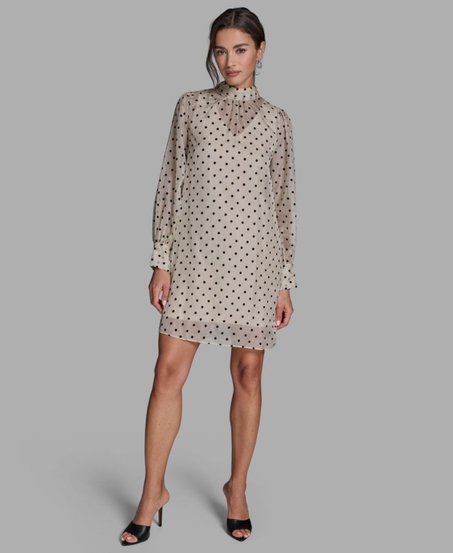 Женское платье-футляр из органзы с высоким воротником, состоящее из двух частей BCBG, Ivory/Black
Женское платье-футляр из органзы с высоким воротником, состоящее из двух частей BCBG, Ivory/Black