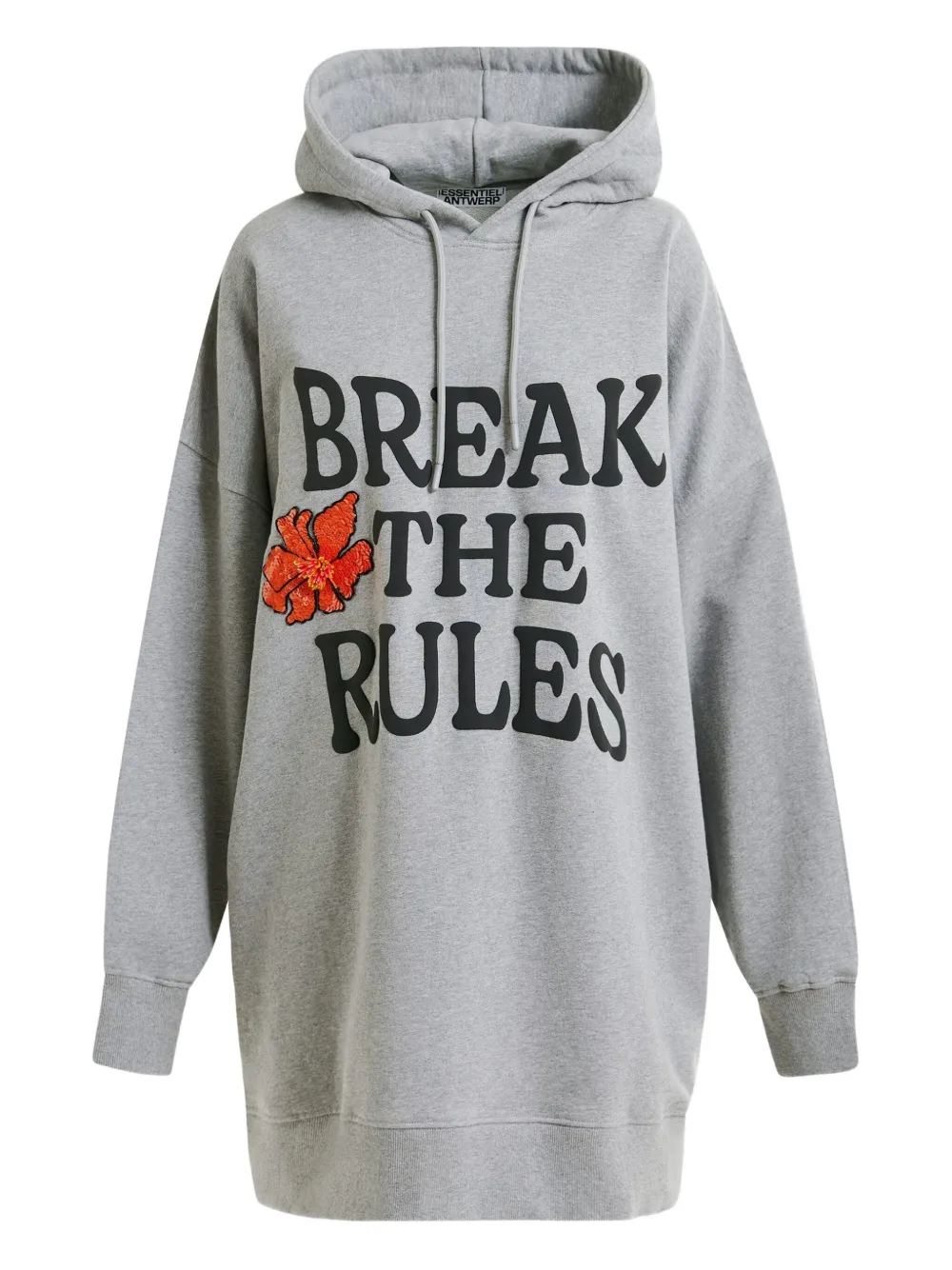 Мини-платье с капюшоном и цветочной вышивкой Essentiel Antwerp, серый
Мини-платье с капюшоном и цветочной вышивкой Essentiel Antwerp, серый