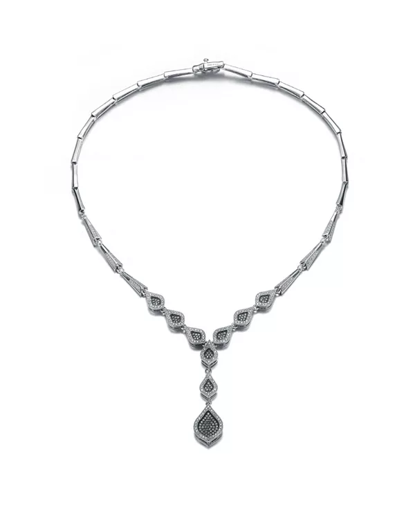 Ожерелье Dofee Drop из стерлингового серебра с микропаве из кубических цирконий Genevive, black
Ожерелье Dofee Drop из стерлингового серебра с микропаве из кубических цирконий Genevive, black