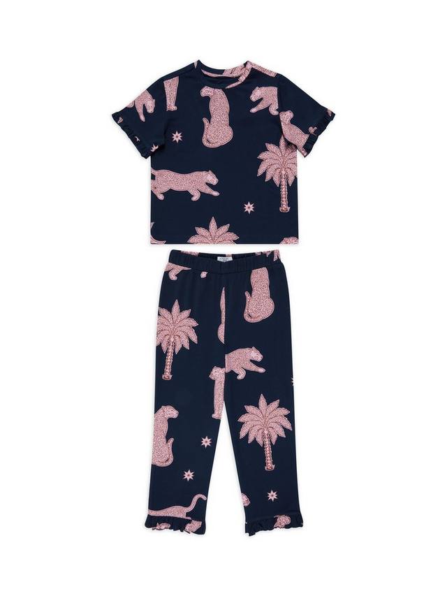 Детский пижамный комплект с леопардовым принтом Chelsea Peers, Navy/Multi
Детский пижамный комплект с леопардовым принтом Chelsea Peers, Navy/Multi