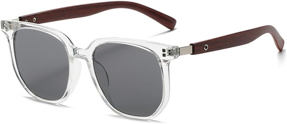 Солнцезащитные очки UV400 с защитой от УФ-излучения — цвет «под дерево», подходят для женщин и мужчин, для бега и занятий спортом на открытом воздухе UYPTK, Transparent Grey
Солнцезащитные очки UV400 с защитой от УФ-излучения — цвет «под дерево», подходят для женщин и мужчин, для бега и занятий спортом на открытом воздухе UYPTK, Transparent Grey