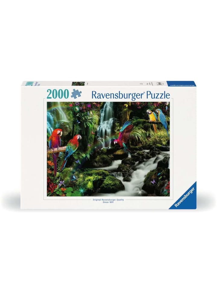 Пазл Ravensburger, 2000 деталей. Разноцветные попугаи в джунглях разных расцветок
Пазл Ravensburger, 2000 деталей. Разноцветные попугаи в джунглях разных расцветок