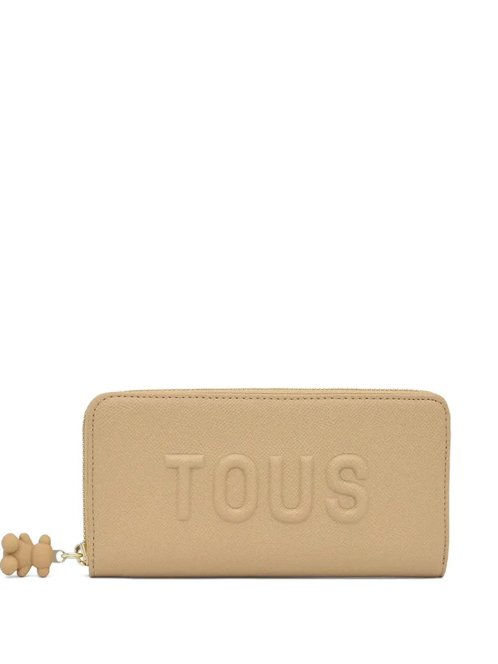 Кошелек с круговой молнией и тисненым логотипом TOUS, нейтральный
Кошелек с круговой молнией и тисненым логотипом TOUS, нейтральный