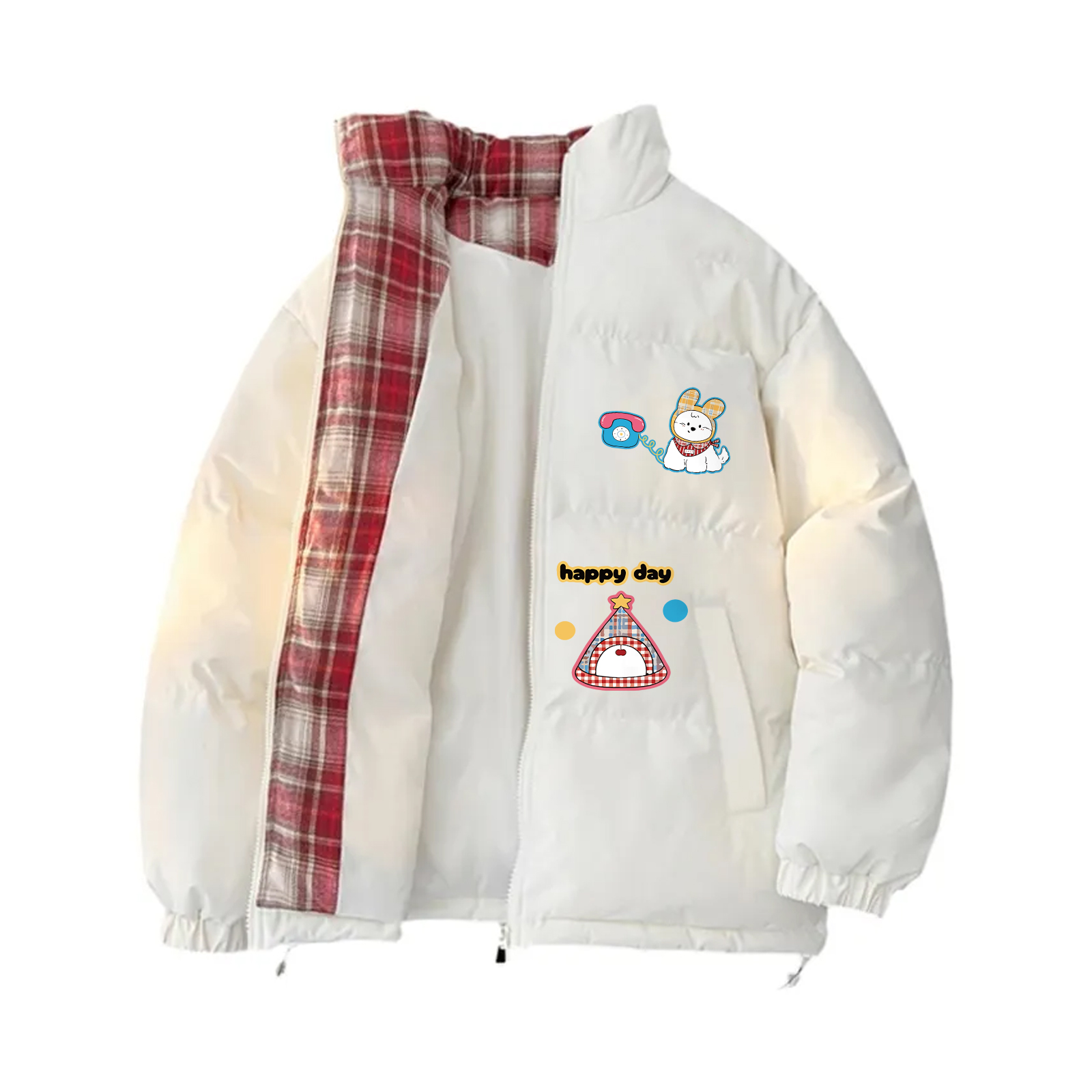 Пуховик Unisex Stand Collar утепленный стеганый HUANQIU, бежевый
Пуховик Unisex Stand Collar утепленный стеганый HUANQIU, бежевый