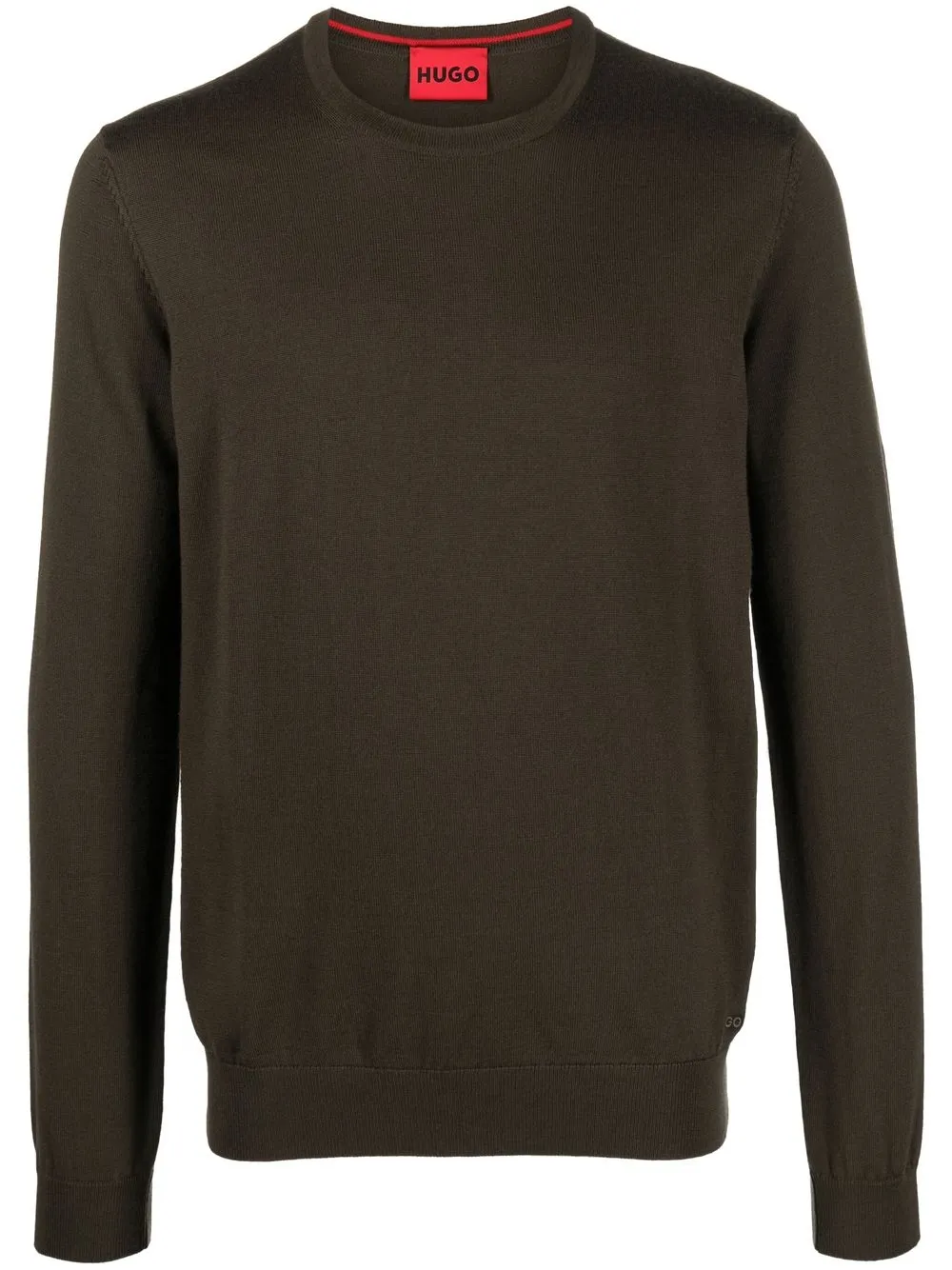 Джемпер с круглым вырезом BOSS, коричневый
Джемпер с круглым вырезом BOSS, коричневый