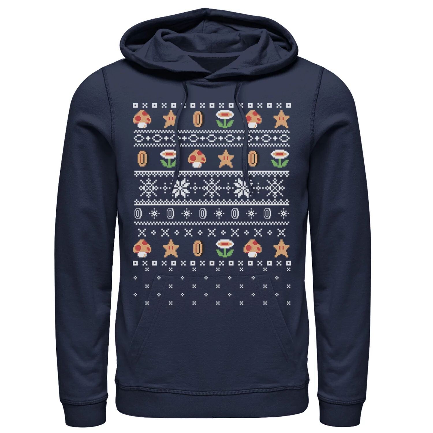 Мужская толстовка с капюшоном Nintendo Super Mario Stars & Flowers Holiday Pattern Licensed Character
Мужская толстовка с капюшоном Nintendo Super Mario Stars & Flowers Holiday Pattern Licensed Character